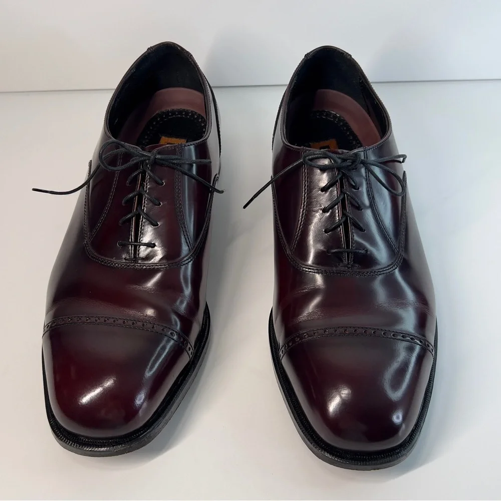 FLORSHEIM Sorrento Oxford Men’s Size 11 Burgundy Lace Up